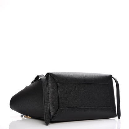 Celine Grained Calfskin Micro Belt Bag Black 5 of 9