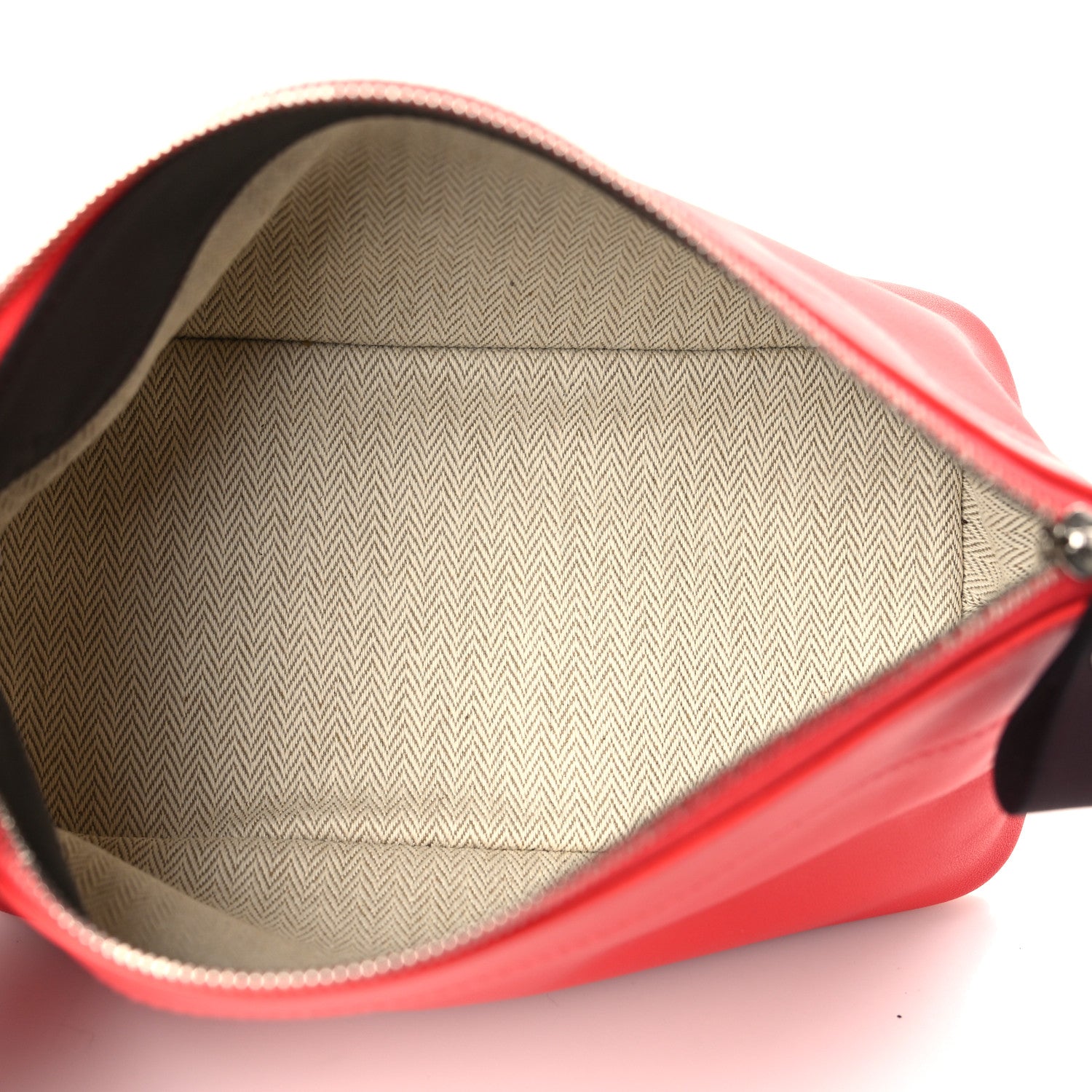 Hermes Milo Lambskin Swift Tohubohu Pouch MM Rose Jaipur Prune 5 of 9