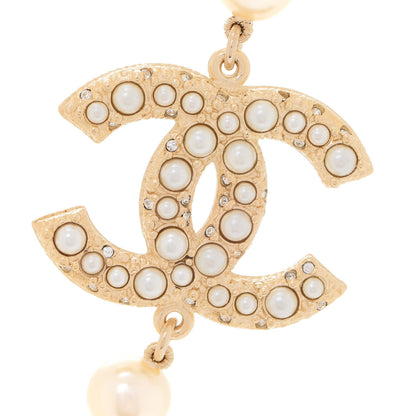 Chanel Pearl CC 100th Anniversary Necklace Light Gold 4 of 7