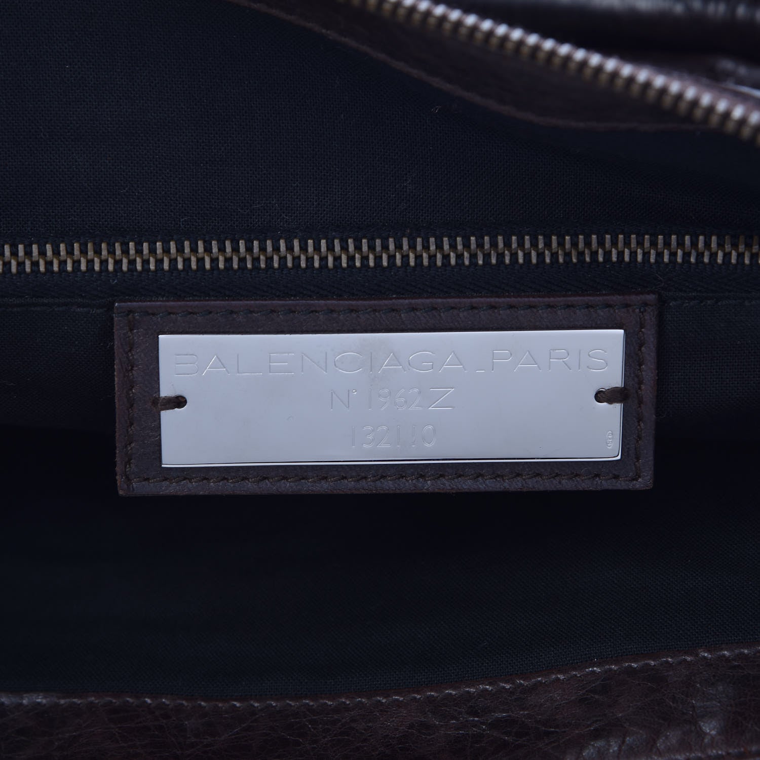 Balenciaga Agneau Classic Hardware Work Chocolate 6 of 8