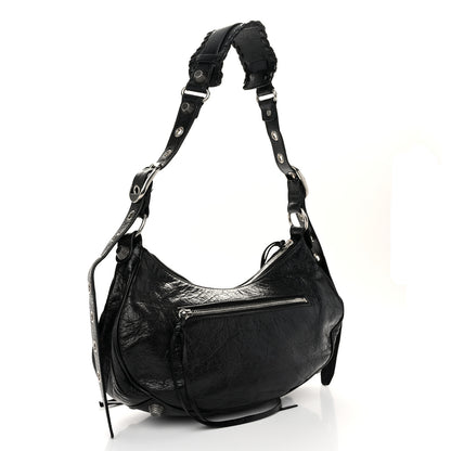 Balenciaga Agneau Arena Small Le Cagole Shoulder Bag Black 4 of 12