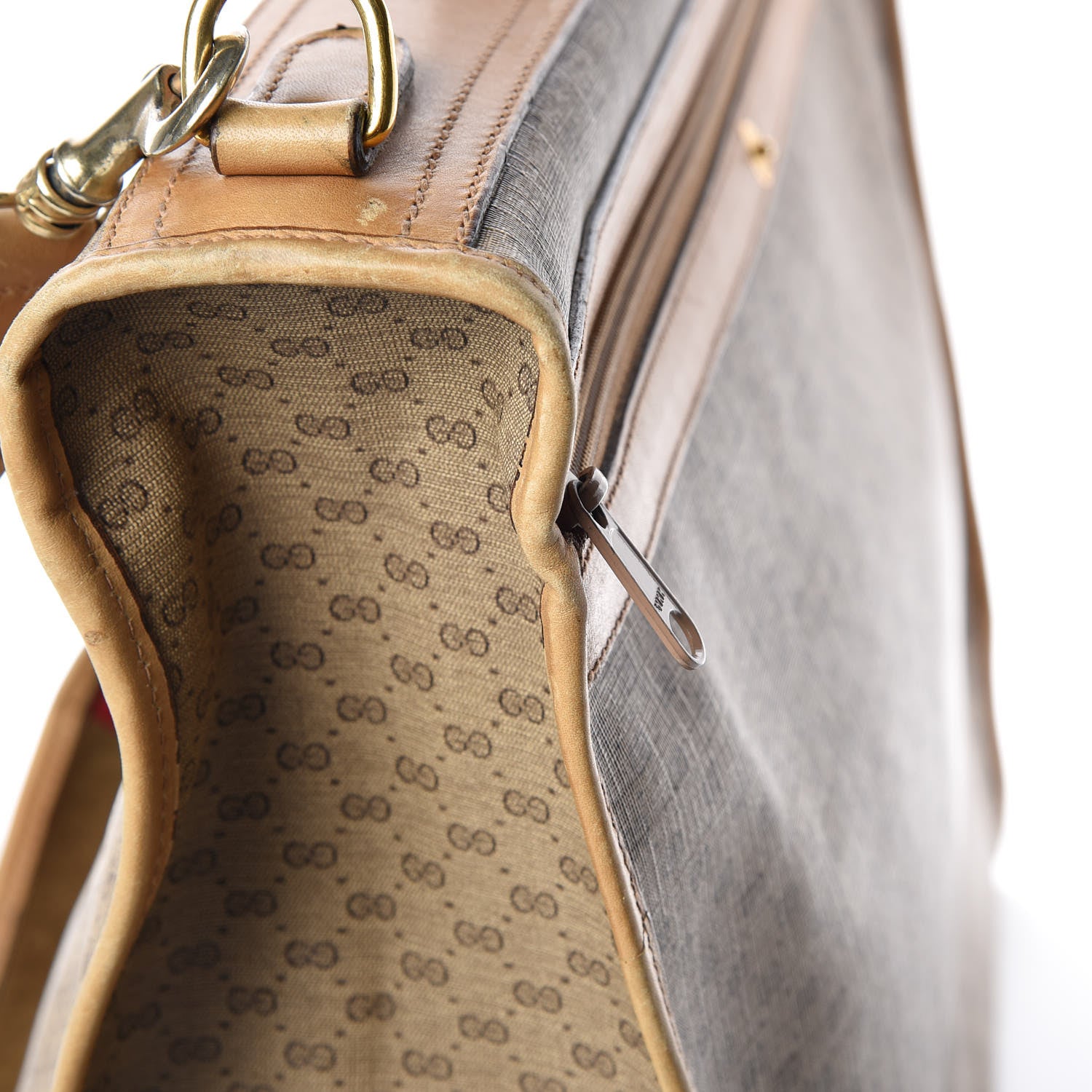 Gucci Coated Canvas Monogram Travel Bag 19 of 22