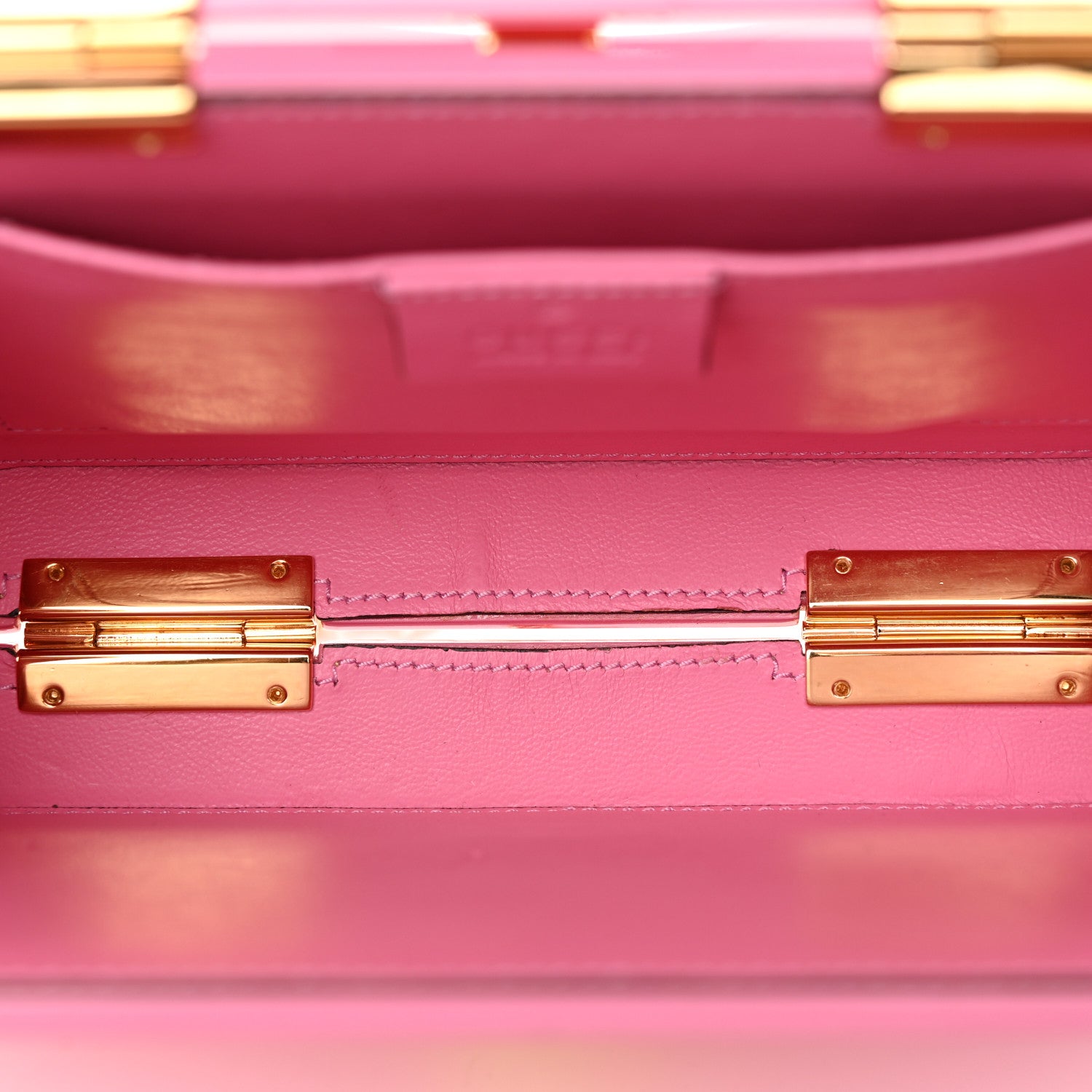 Gucci Plexiglass Mini Sylvie 1969 Top Handle Bag Pink 5 of 19