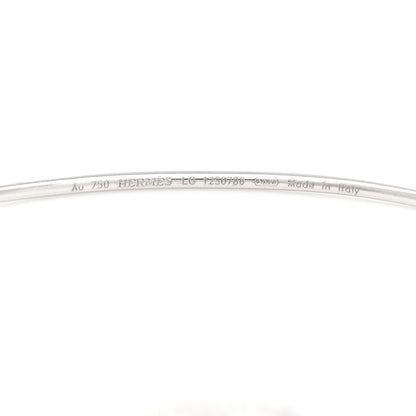 Hermes 18K White Gold Diamond PM Ronde Chaine d'Ancre Bracelet LG 5 of 6