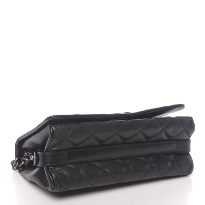 Chanel Goatskin Quilted Medium City Rock Flap Black 4 of 10