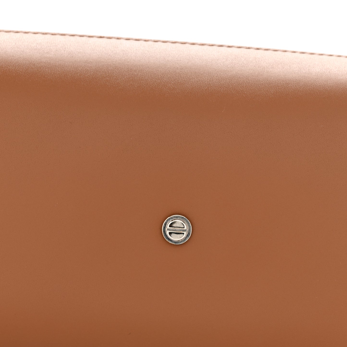 Smooth Calfskin Small Horizon Satchel Caramel