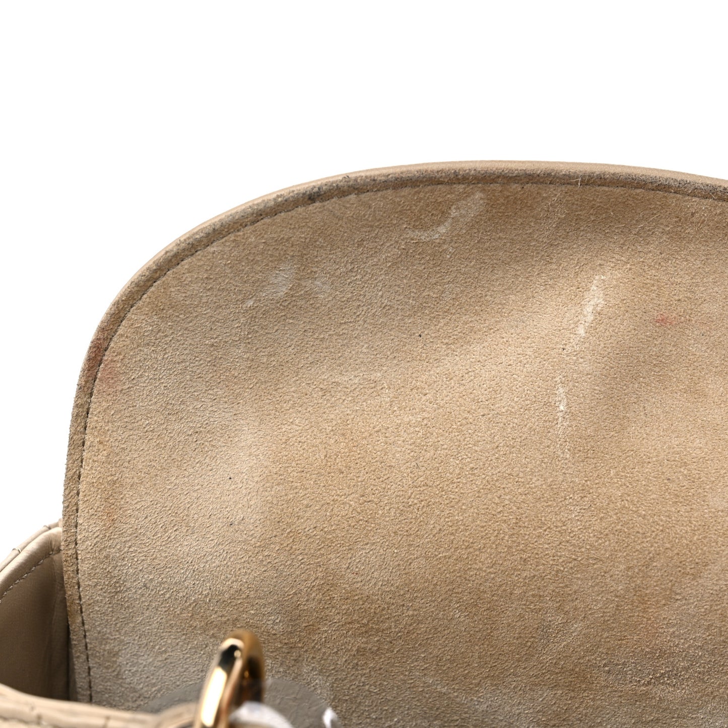 Calfskin Cannage Small My ABCDior Lady Dior Beige