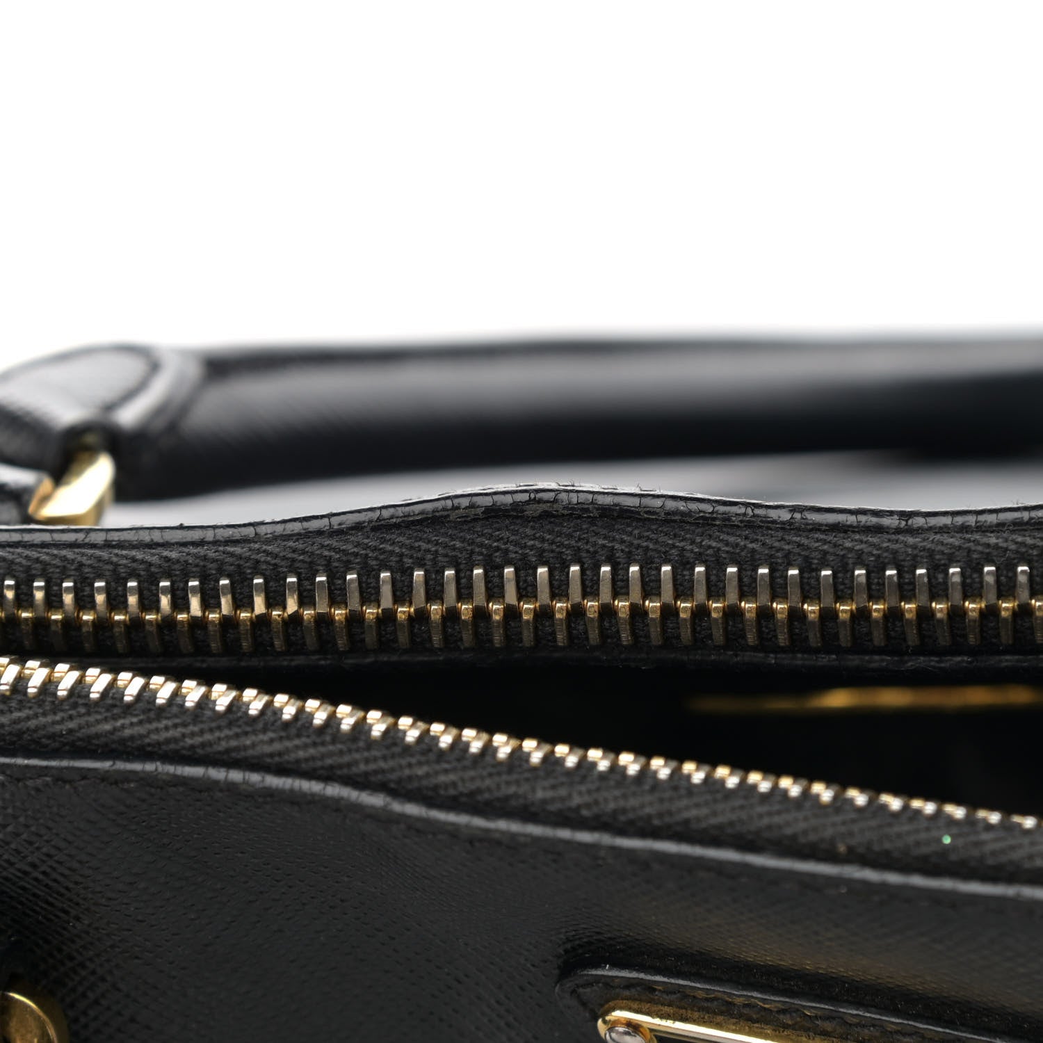 Prada Saffiano Large Galleria Double Zip Tote Black 24 of 29