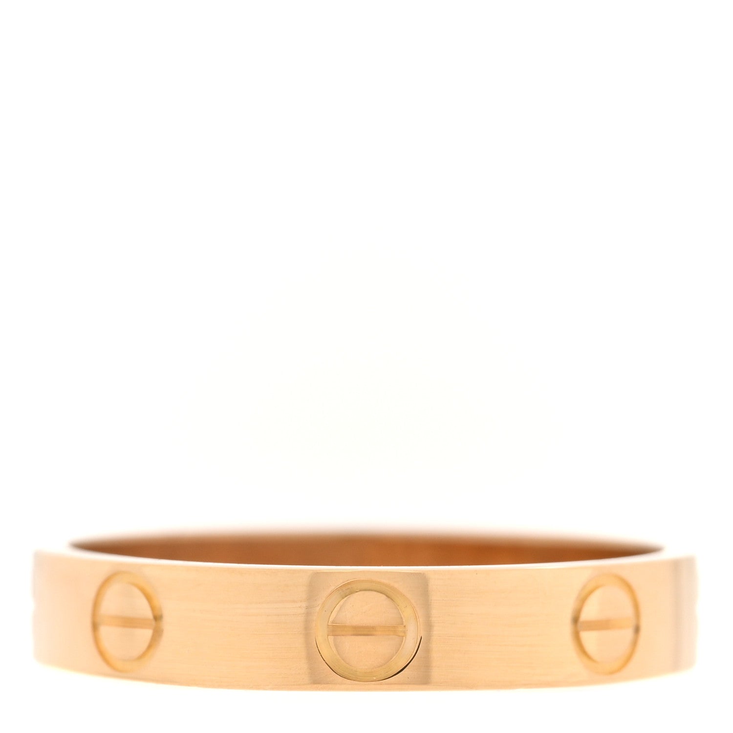 Cartier 18K Yellow Gold 3.5mm LOVE Wedding Band Ring 55 7.25