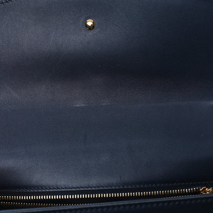 Gucci Calfskin Small Sylvie Shoulder Bag Blue Agata 11 of 13