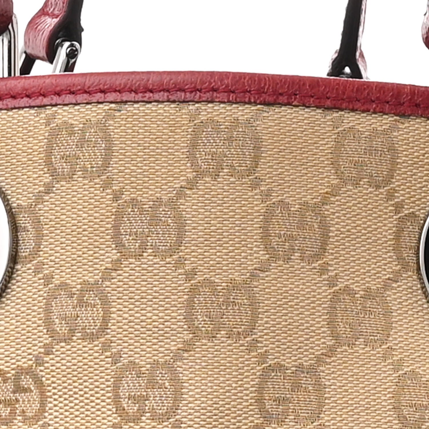 Gucci Monogram Small Eclipse Tote Red 8 of 10