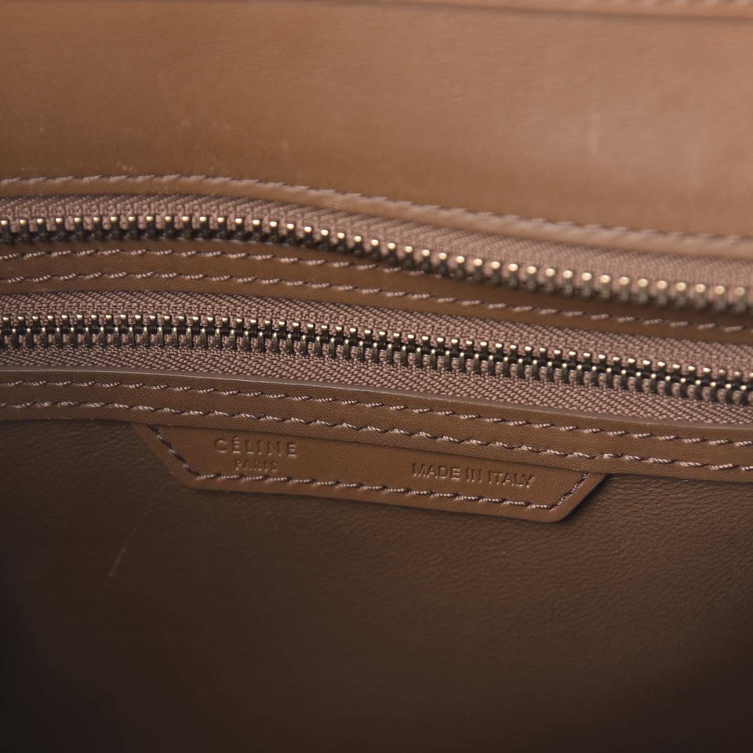 Celine Smooth Calfskin Micro Tri-Color Luggage Brown 8 of 10