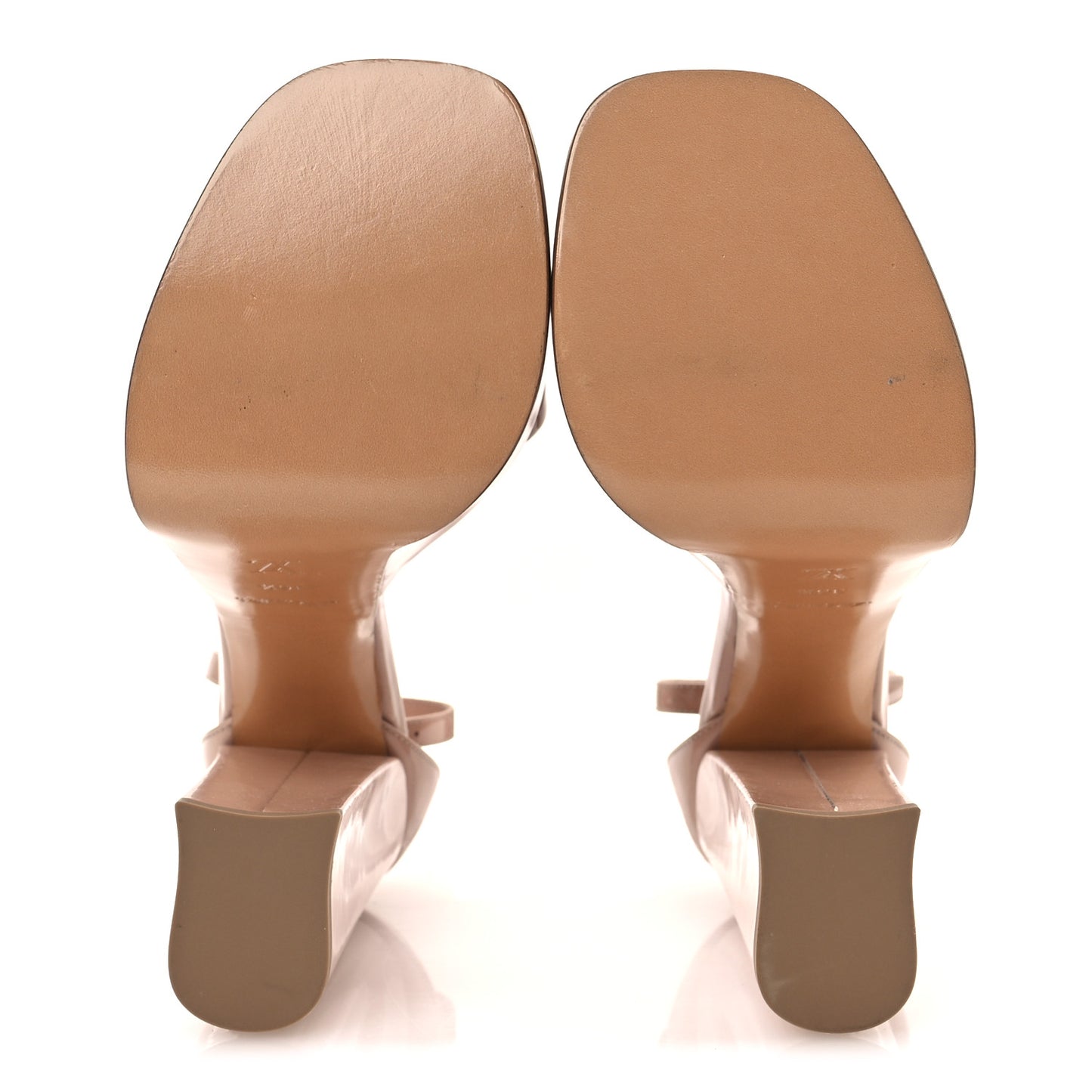 Patent Fame Platform Sandals 36.5 Beige