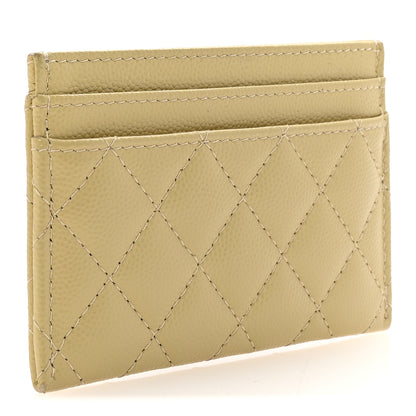 Chanel Caviar Quilted Boy Card Holder Light Green 3 of 8