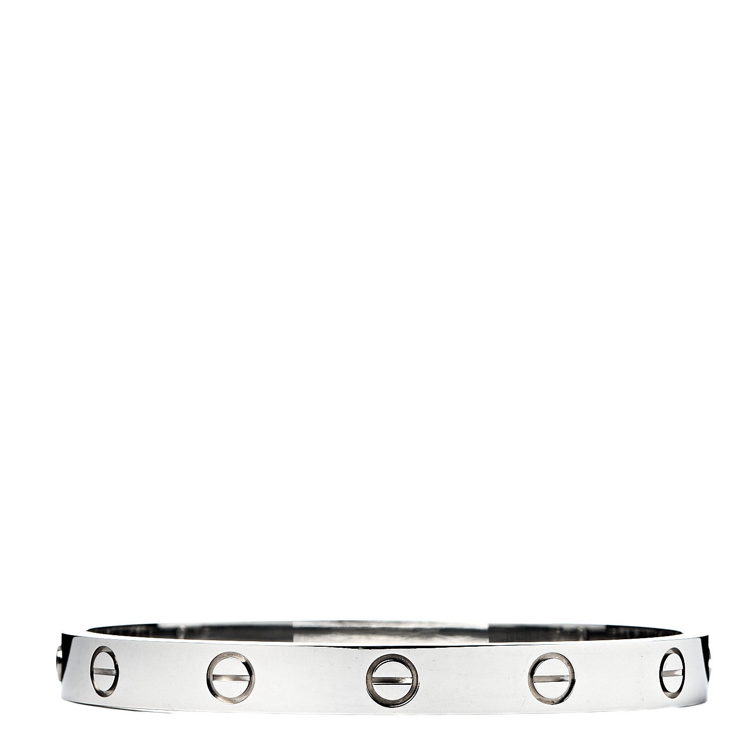 Cartier 18K White Gold LOVE Bracelet 16 1 of 7