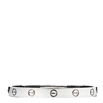 Cartier 18K White Gold LOVE Bracelet 16 1 of 7