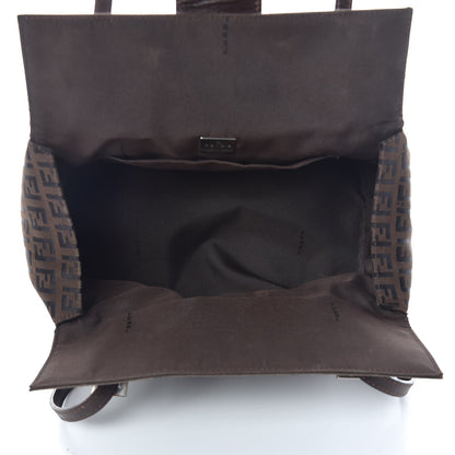 Fendi Zucchino Small Shoulder Bag Tobacco 7 of 11
