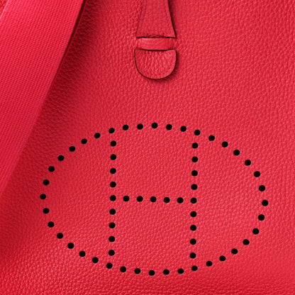 Hermes Taurillon Clemence Evelyne III PM Rose Extreme 8 of 10
