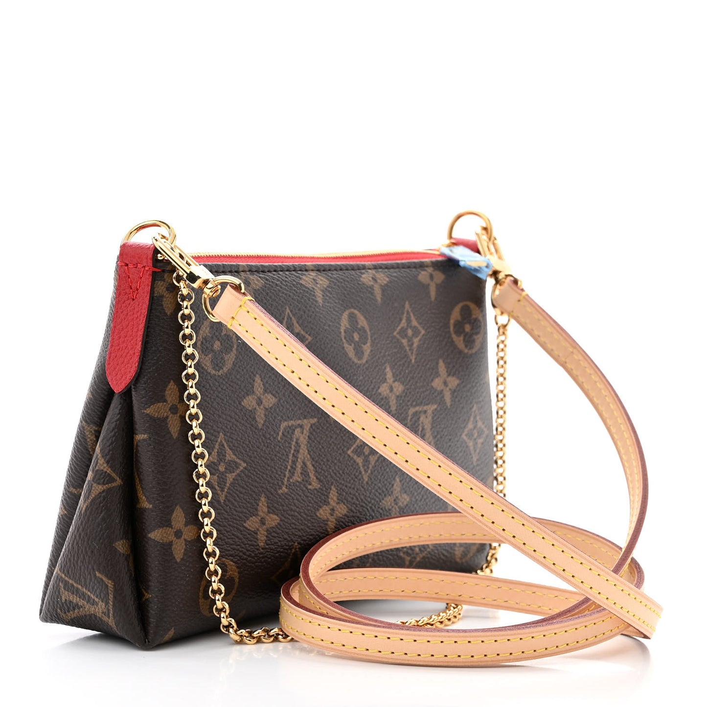 Monogram Pallas Clutch Cherry