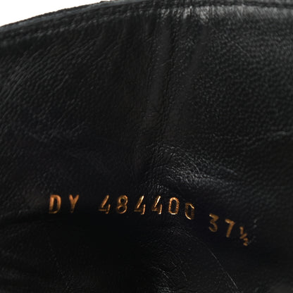 Saint Laurent Suede Soho Niki 85 Zip Booties 37.5 Black 9 of 9