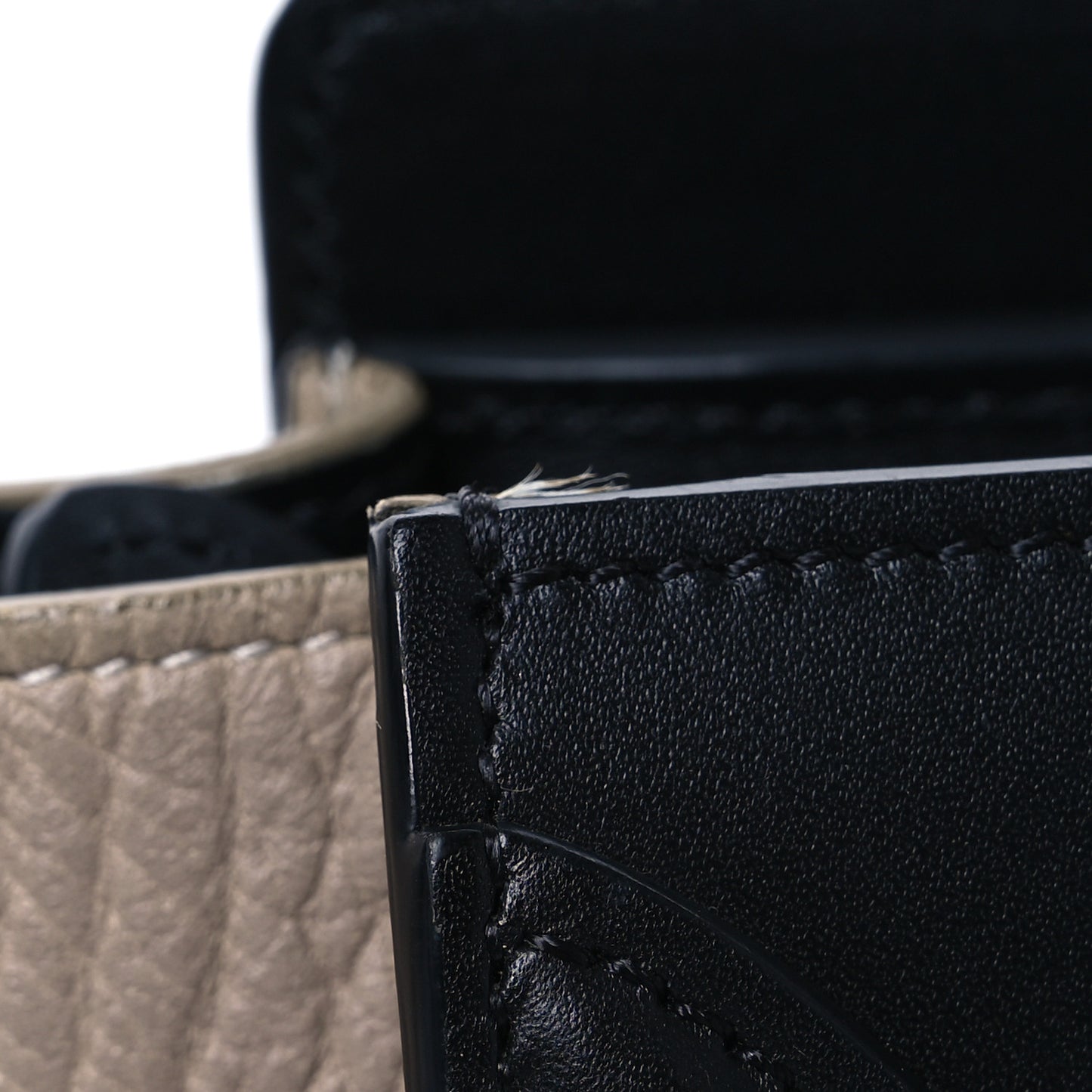 Smooth Calfskin Bullhide Nano Tri-Color Luggage Indigo