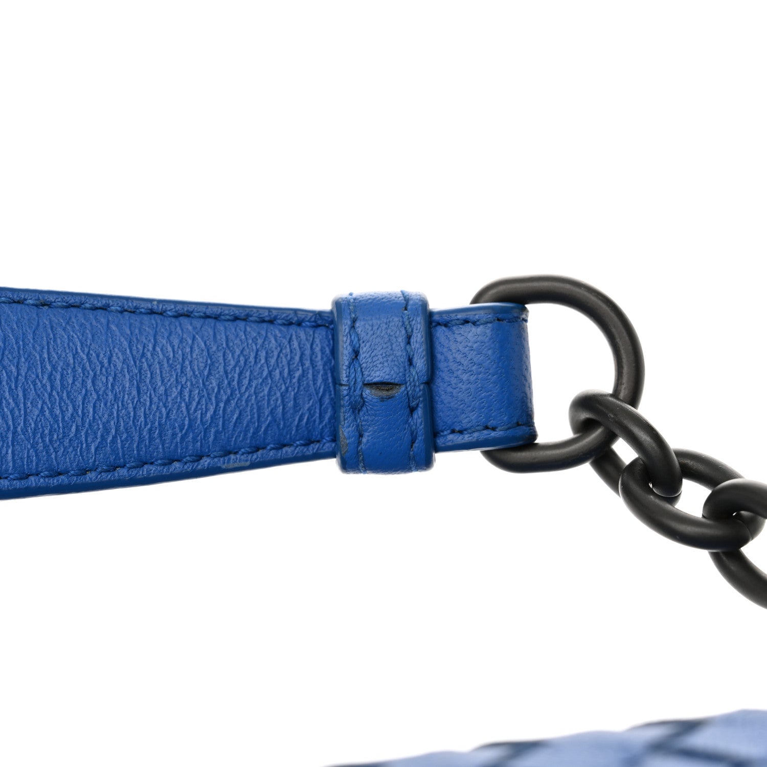 Bottega Veneta Nappa Intrecciato Large Olimpia Bag Blue 12 of 13