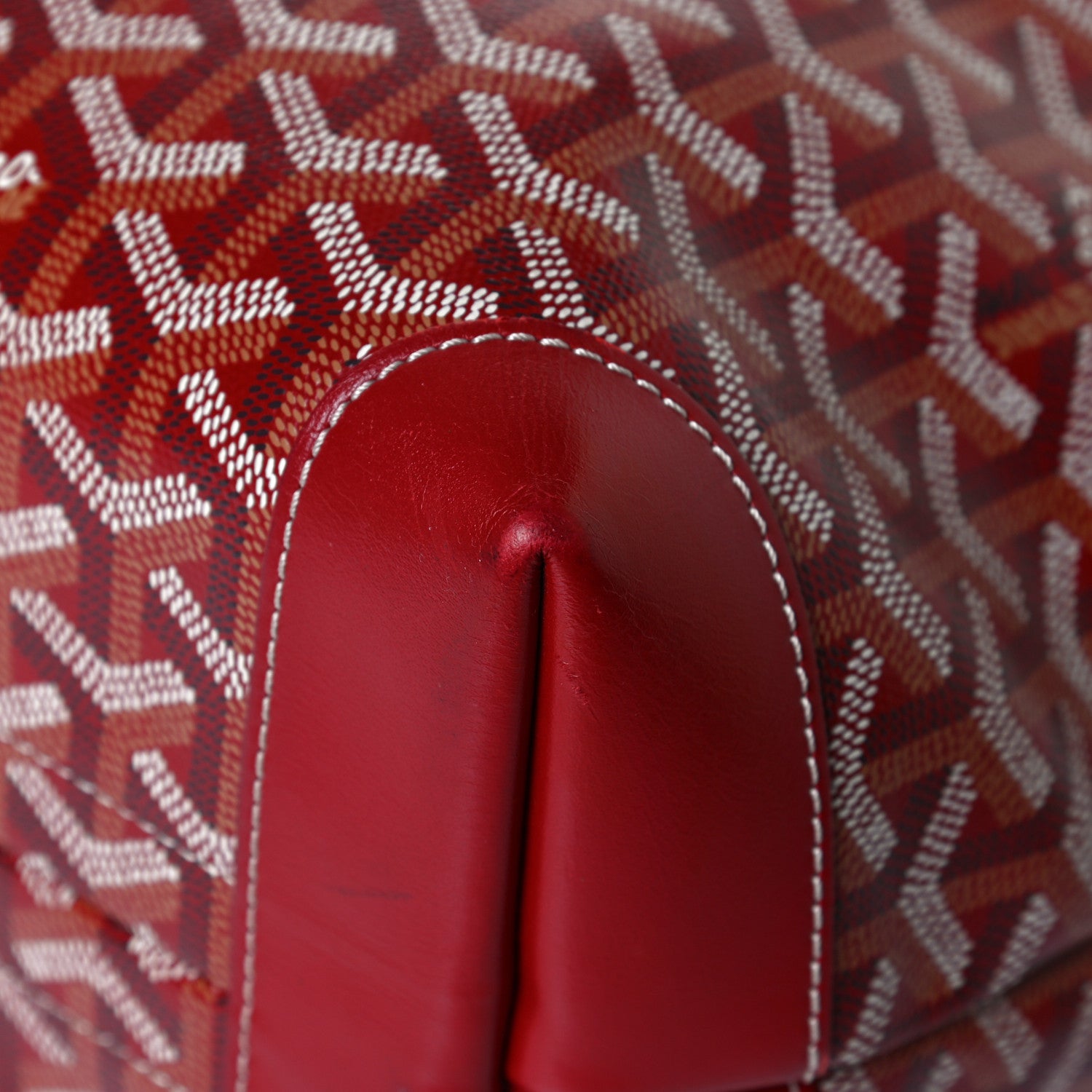 Goyard Goyardine Bellechasse PM Red 9 of 13