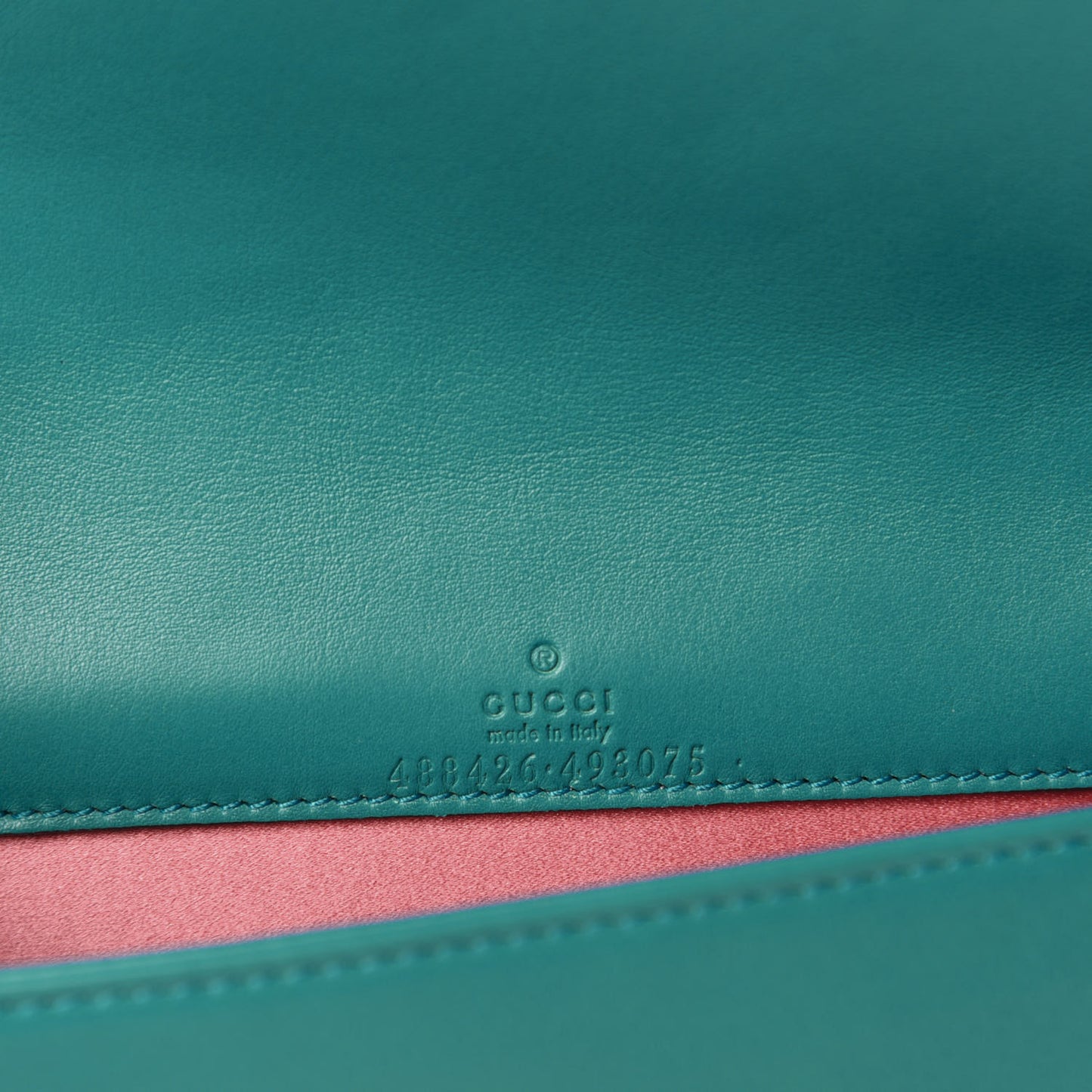 Velvet Matelasse GG Marmont Mini Bag Pavone Cyan