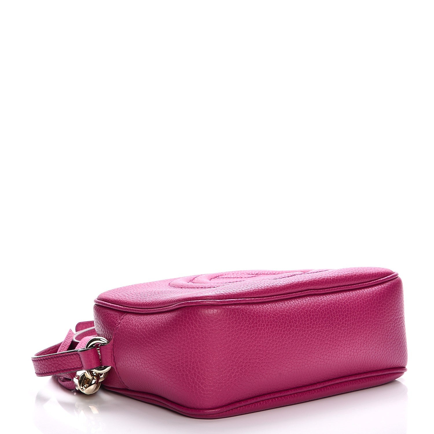 Gucci Pebbled Calfskin Small Soho Disco Bag Bright Bougainvillea 4 of 7