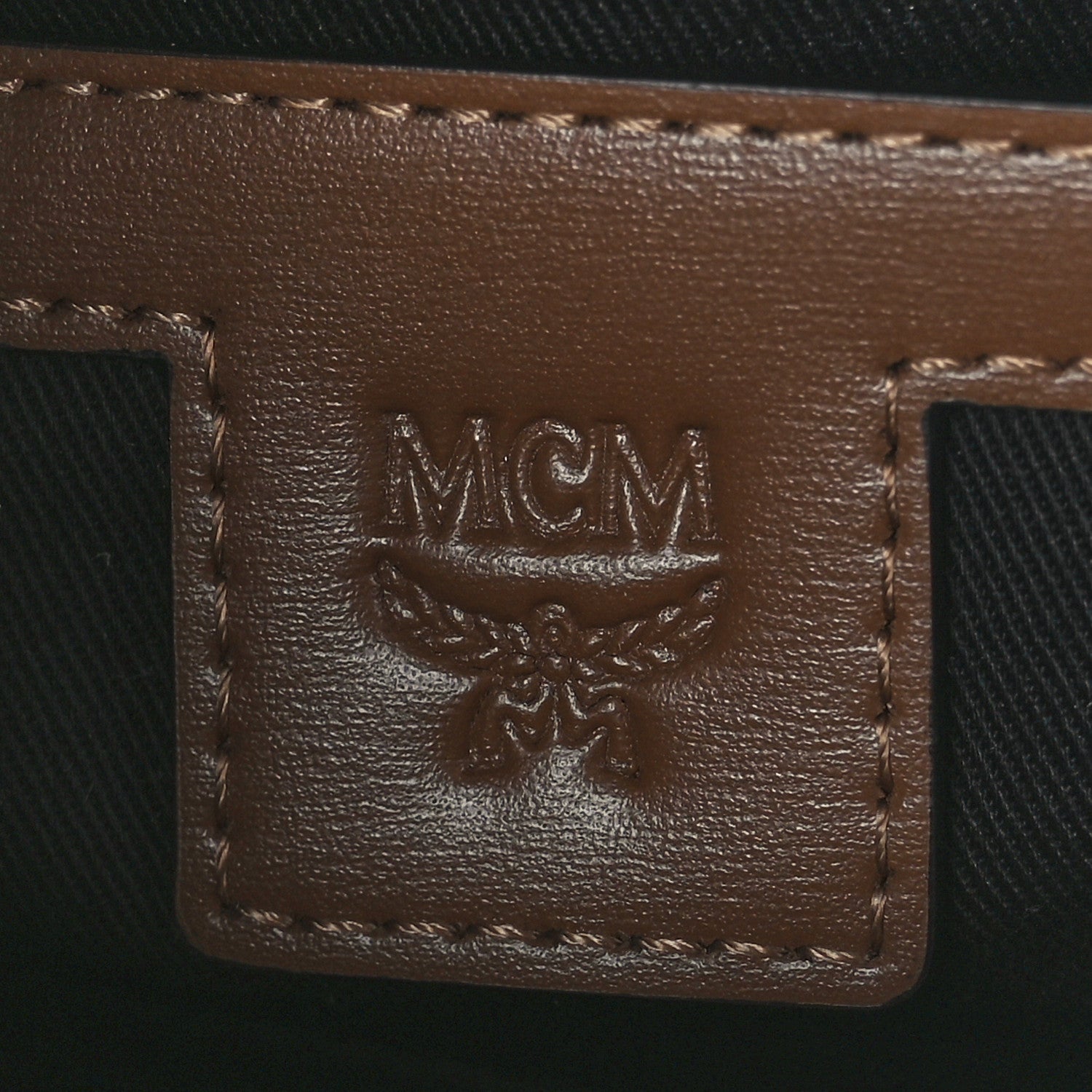 MCM Box Mini Berlin Logo Crossbody Toffee 6 of 11
