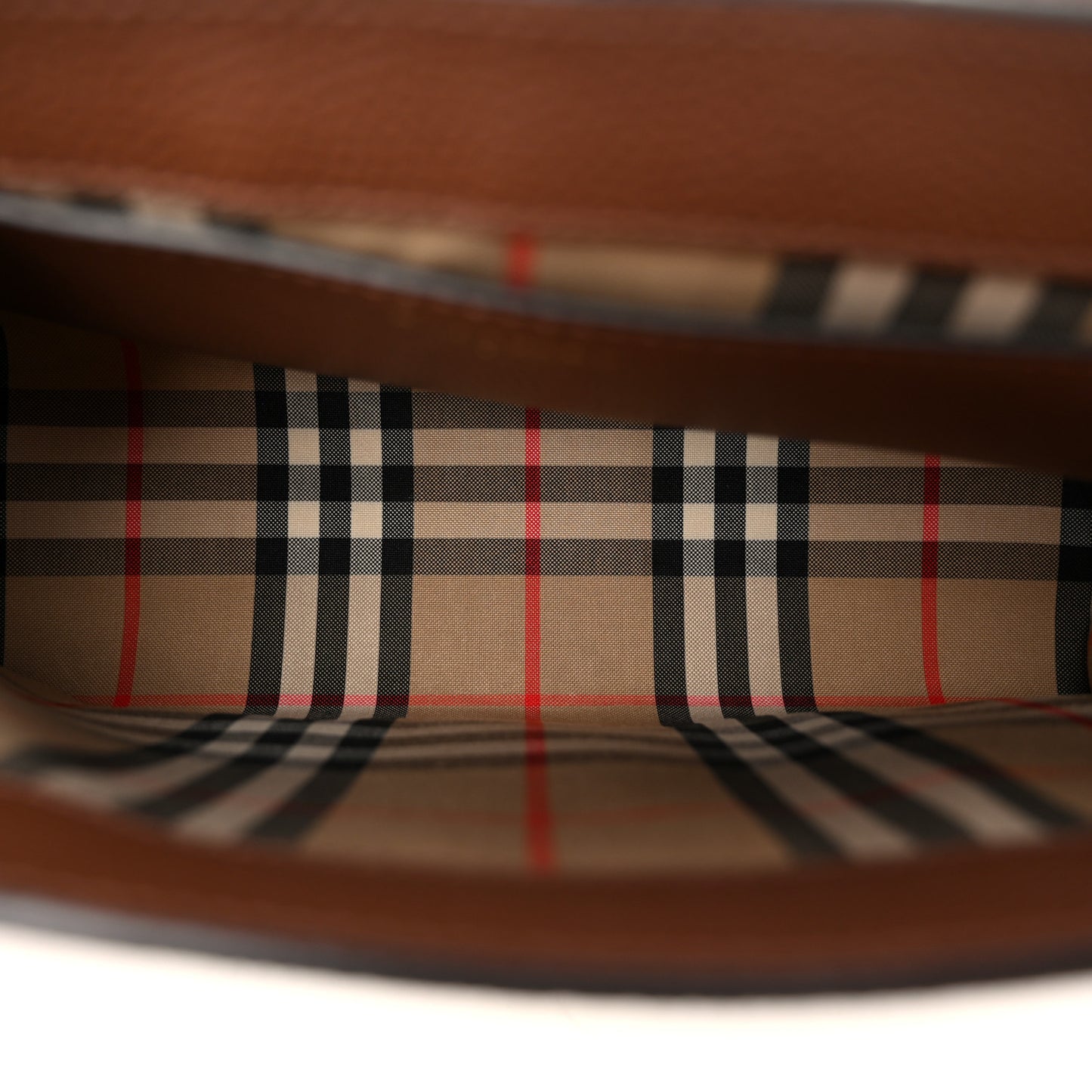 Calfskin Vintage Check Note Crossbody Bag Tan