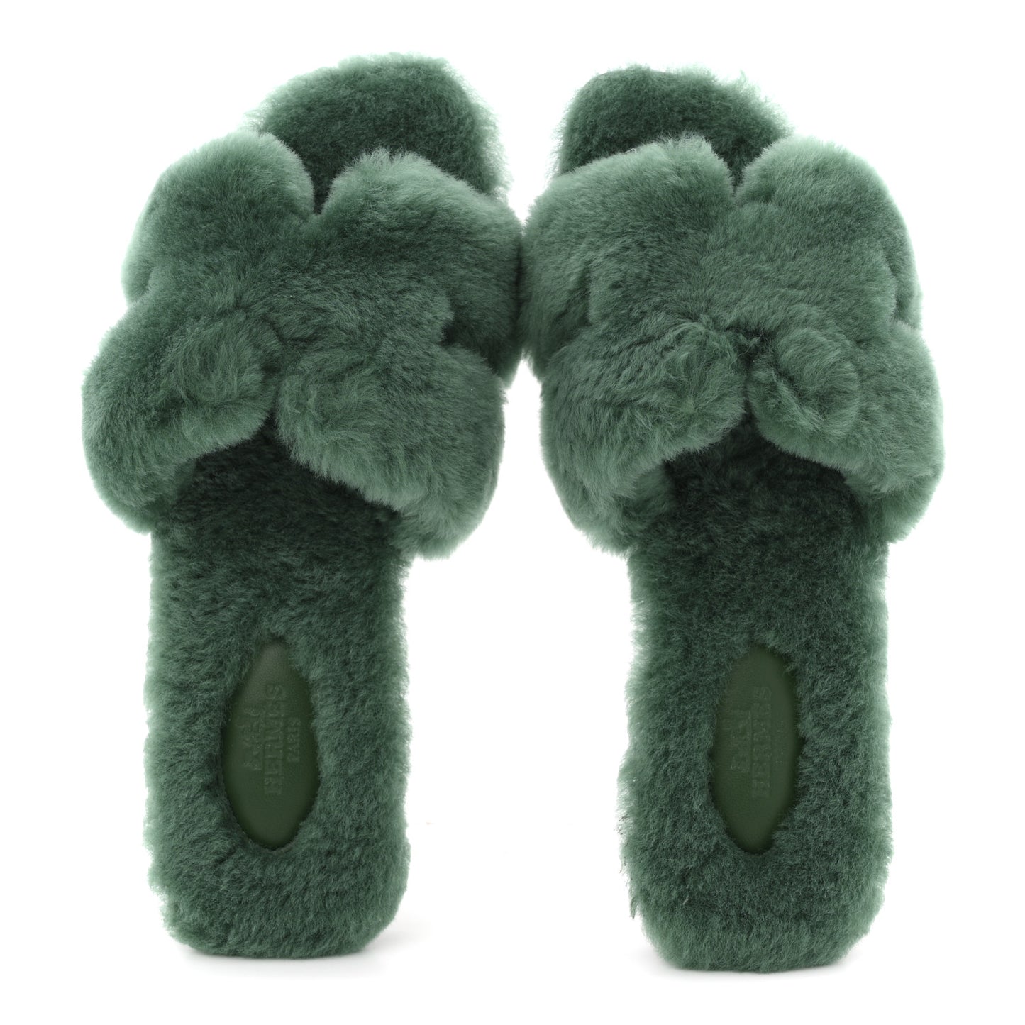 Woolskin Oran Sandals 37.5 Vert Anglais