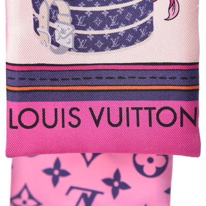 Louis Vuitton Silk Monogram Superstition Bandeau Rose 5 of 5
