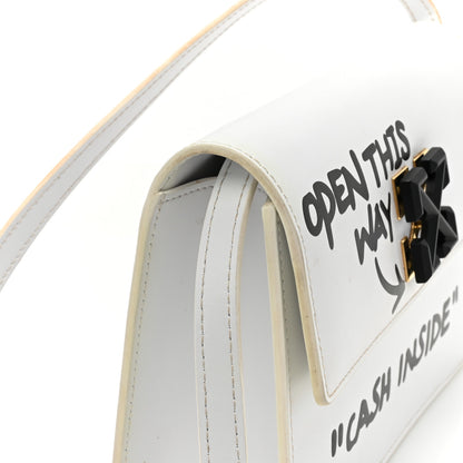 Off-White Calfskin Cash Jitney 1.0 Shoulder Bag White 17 of 18