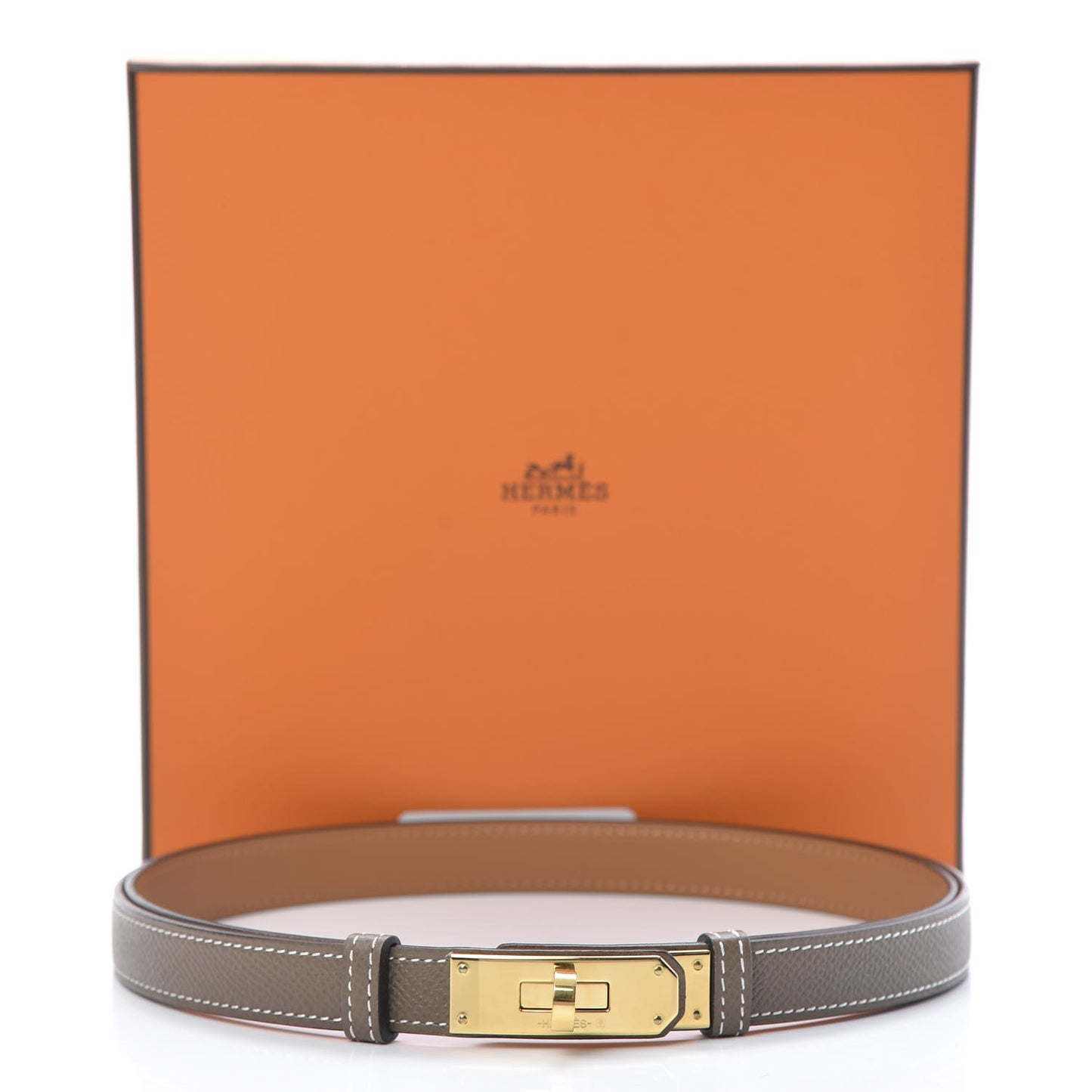 Epsom Kelly Belt Etoupe