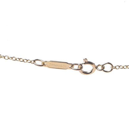 Tiffany 18K Yellow Gold Diamond .51ct Heart Station Pendant Necklace 5 of 6