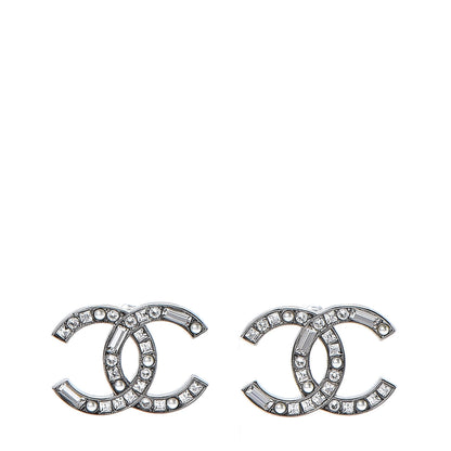 Chanel Baguette Crystal Pearl CC Bright Young Things Earrings Ruthenium 1 of 5