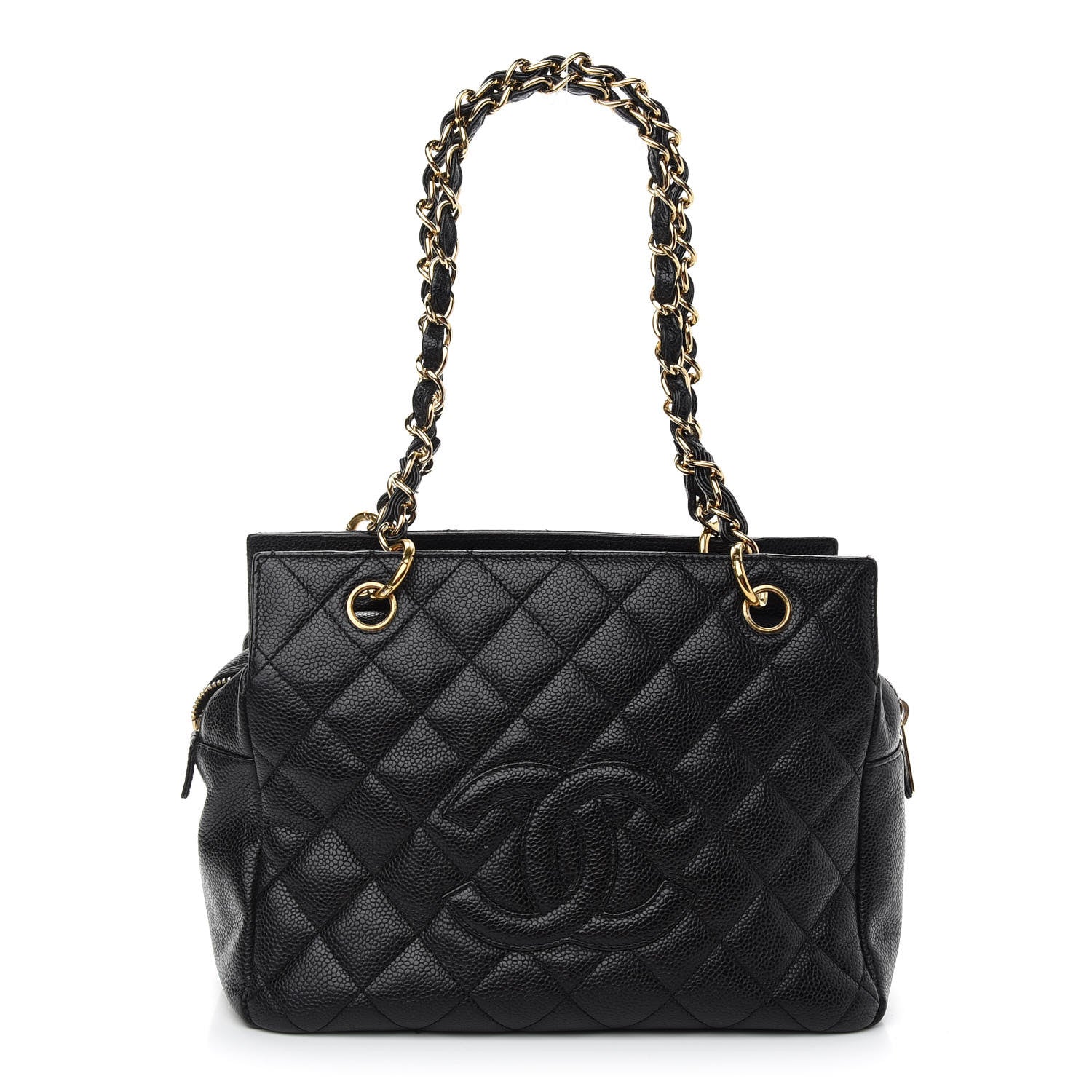 Chanel Caviar Quilted Petit Timeless Tote PTT Black 1 of 9