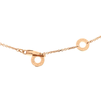 Bulgari 18K Rose Gold Diamond Mother of Pearl Small Divas' Dream Pendant Necklace 4 of 5