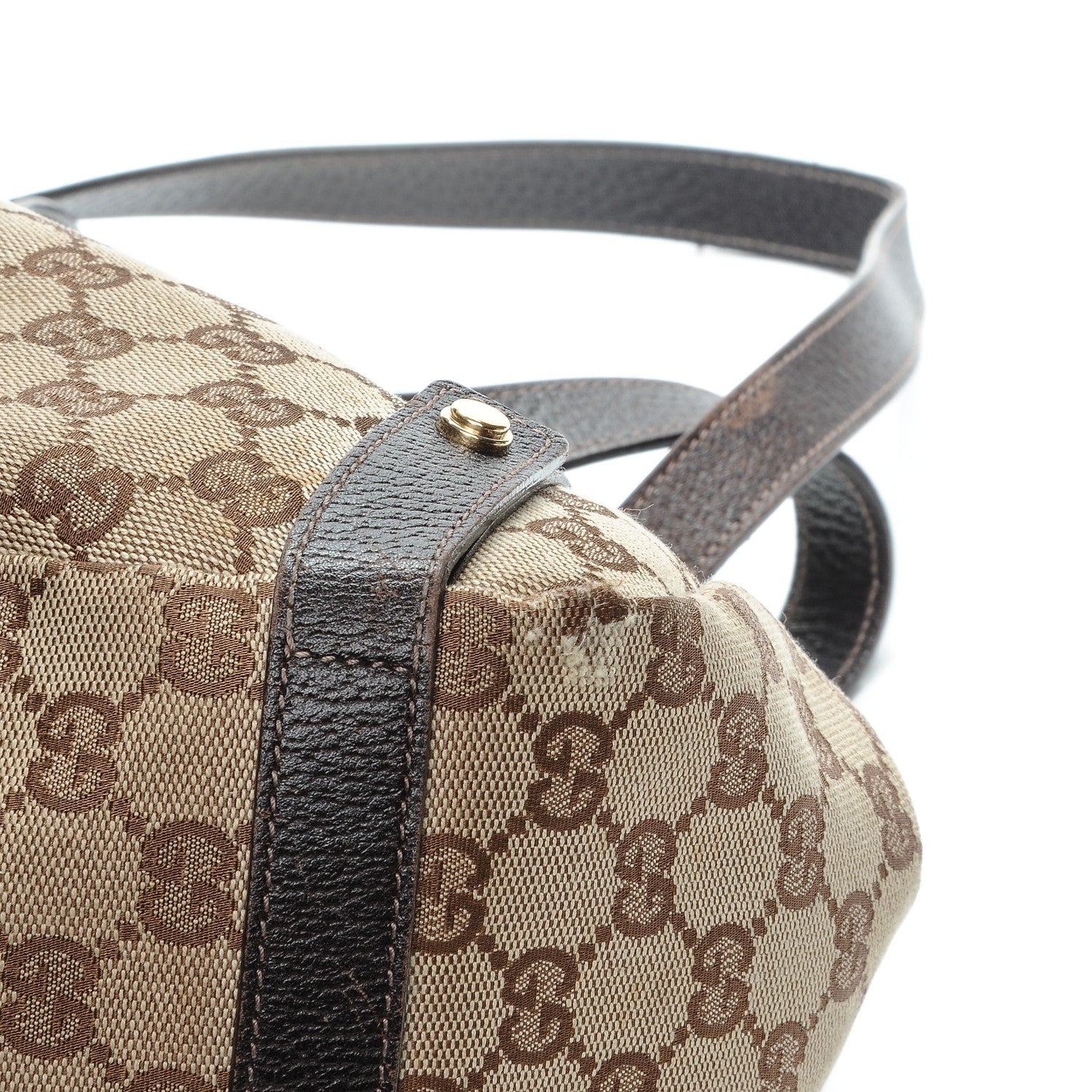 Gucci Monogram Medium Abbey Shoulder Bag Dark Brown 9 of 11