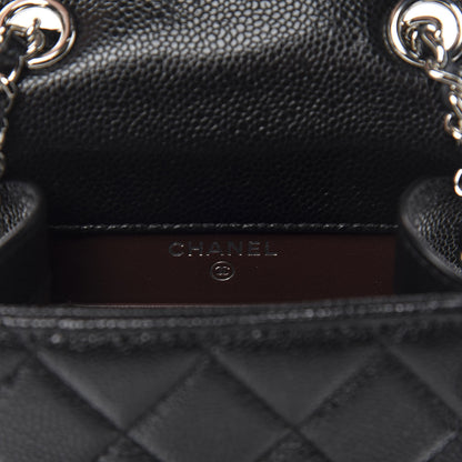 Chanel Caviar Quilted Classic Phone Holder Black 8 of 12