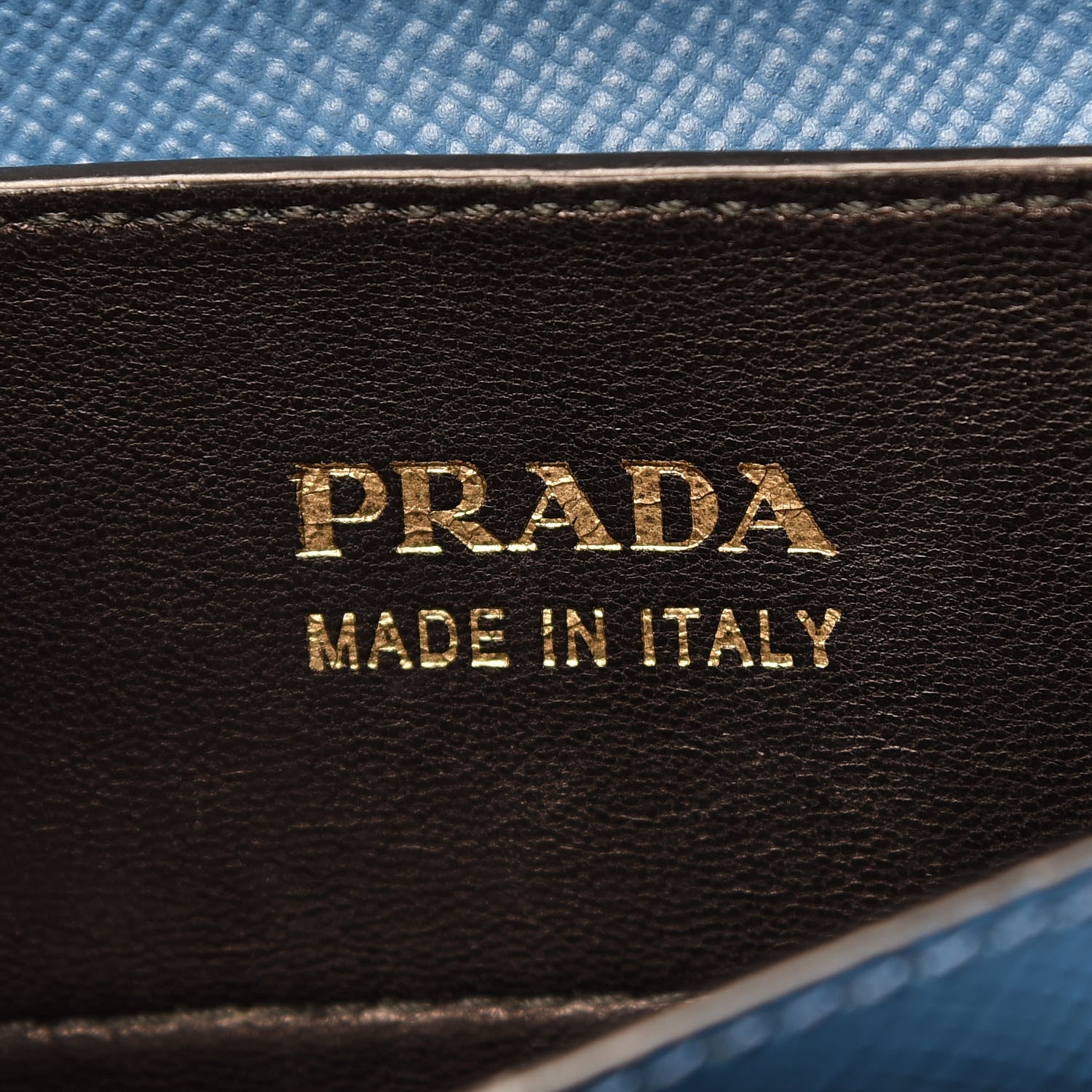 Prada Saffiano Cuir Medium Double Bag Cobalto 6 of 11