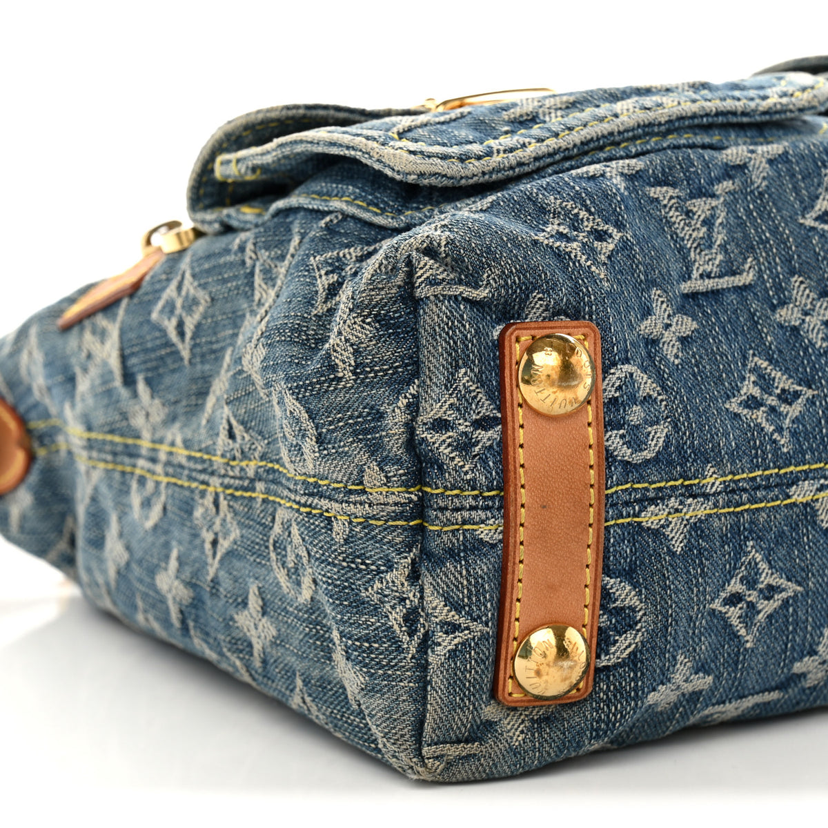 Louis Vuitton Monogram Denim Baggy PM Blue 8 of 10