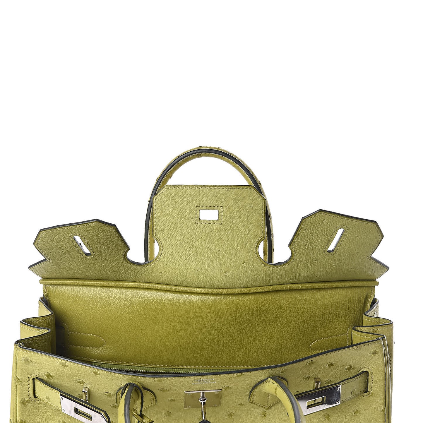 Ostrich Birkin 30 Vert Anis