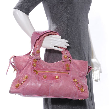 Balenciaga Agneau Giant 21 Gold Hardware Part Time Bubblegum 2 of 11