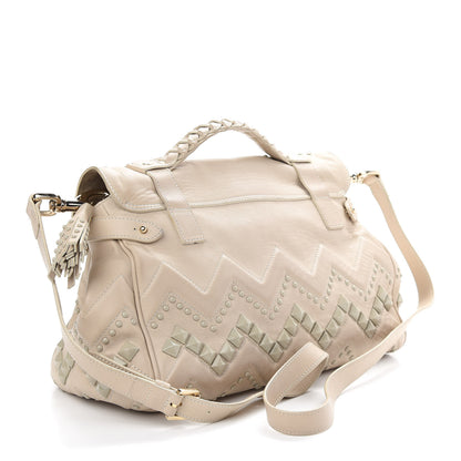 Mulberry Smooth Touch Medium ZigZag Alexa Snowball White 2 of 7