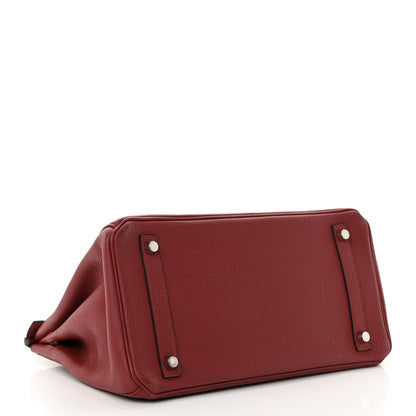 Hermes Togo Birkin 30 Rouge Grenat 4 of 15