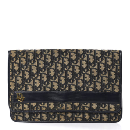 Christian Dior Monogram Pouch Clutch Blue 1 of 6