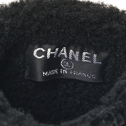Chanel Cashmere Silk CC Gloves Black 3 of 3