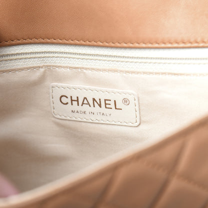 Chanel Lambskin Valentine Charms Medium Flap Beige 6 of 11